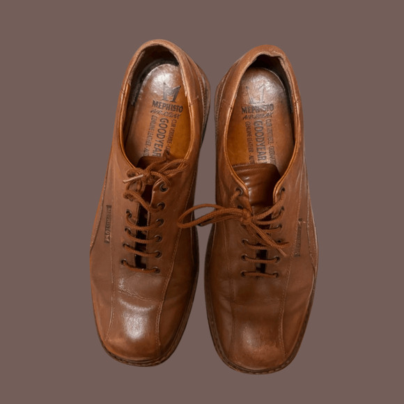 Mephisto Leather Oxfords | Brown Air Relax | Size 10 | Vintage - Picture 5 of 7